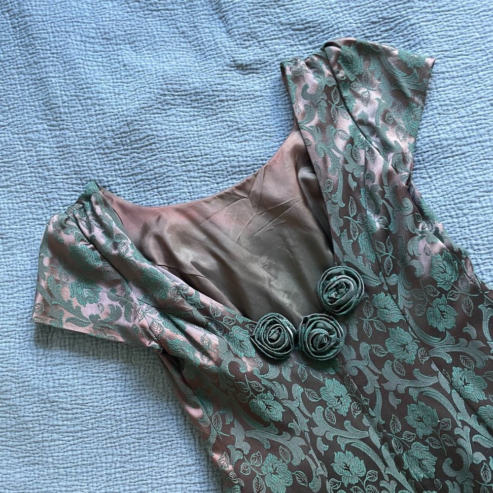 Vintage Copper/Green Gown
